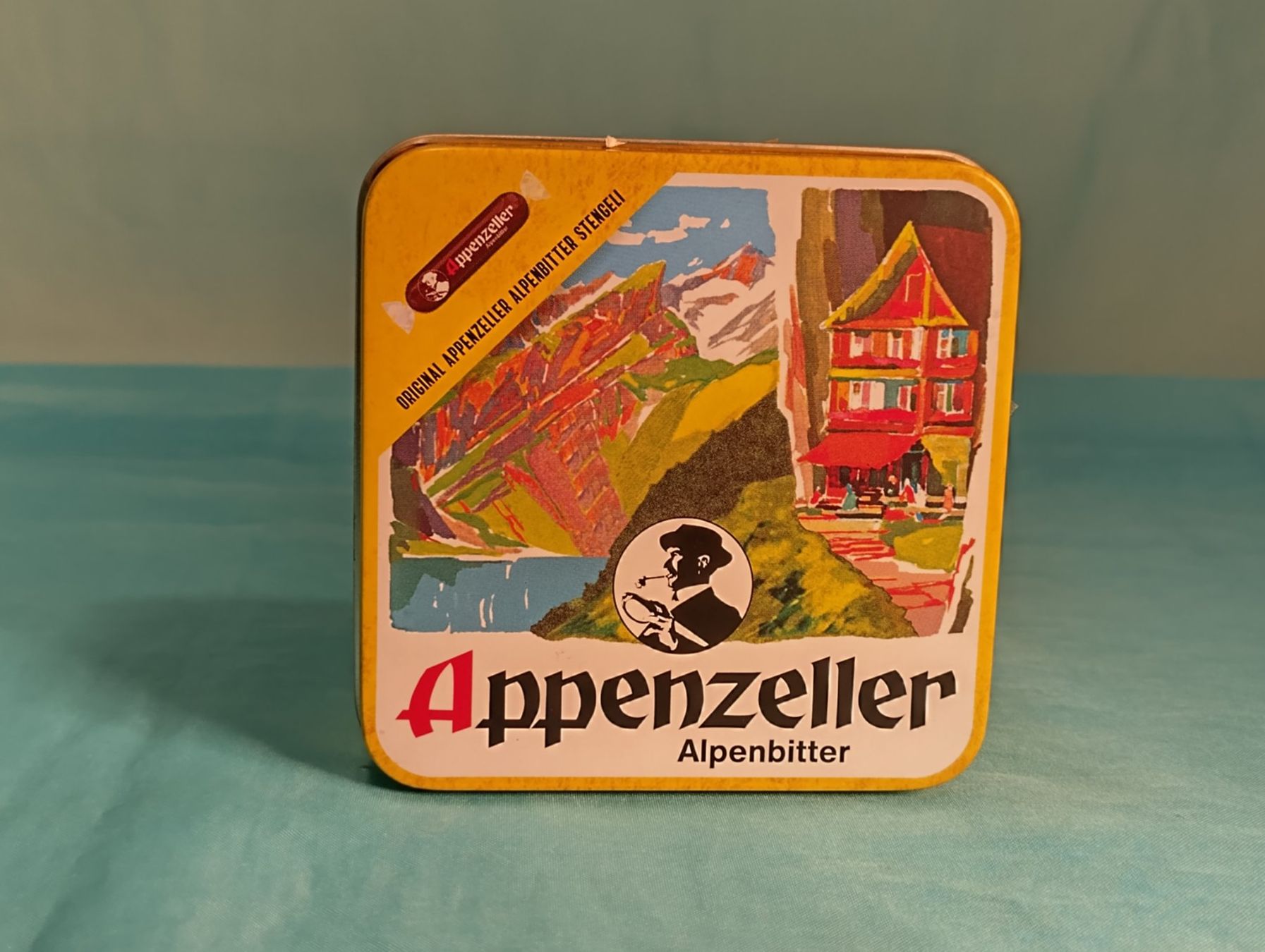 Altro in Decorazioni & Accessori: Blechbüchse Appenzeller Alpenbitter – Usato da Bellach venduto da JingleCherry