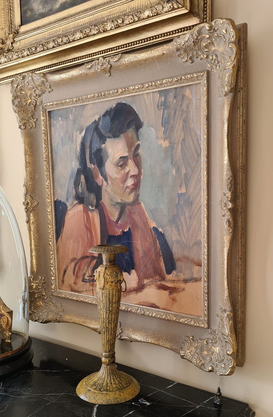 Dipinti: Ölgemälde, Portrait einer jungen Dame – Usato da Rotkreuz venduto da Trojaner-