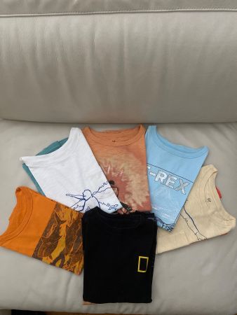 6 T-shirt GAP garçon 7-8 ans