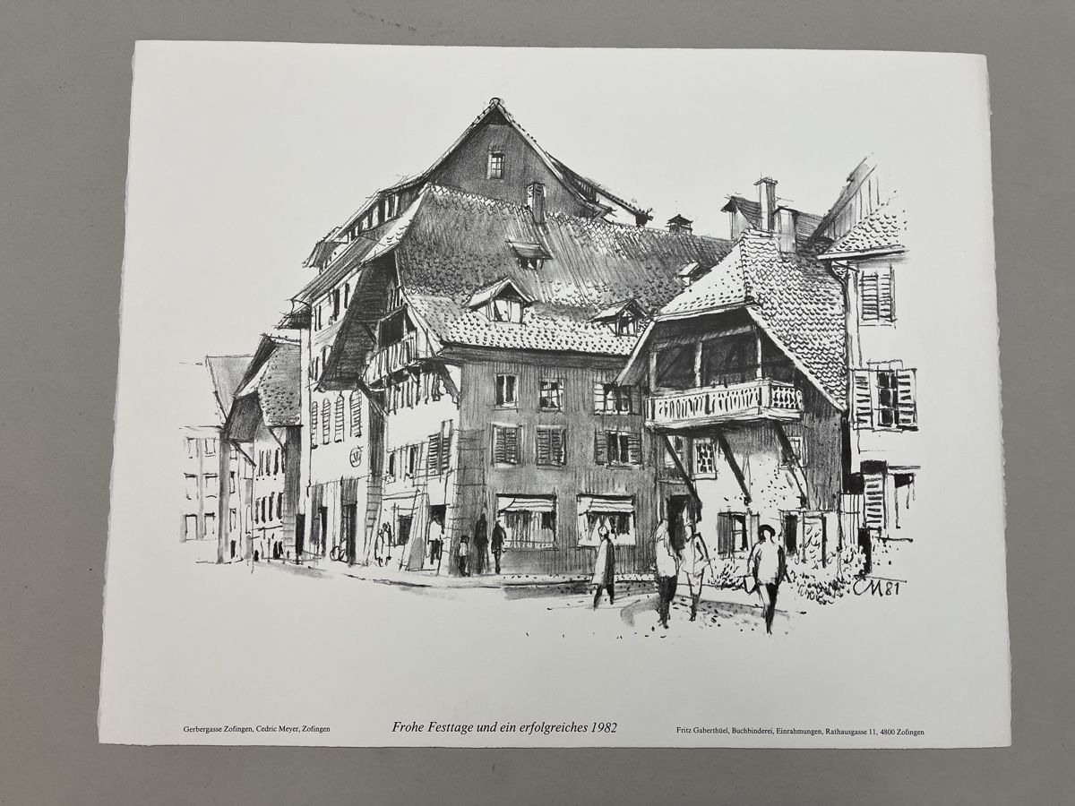 Grafica & Litografie: aus Grafiksammlung Lithografie von Cedric Meyer – Usato da Gelterfingen venduto da liq-nator 1