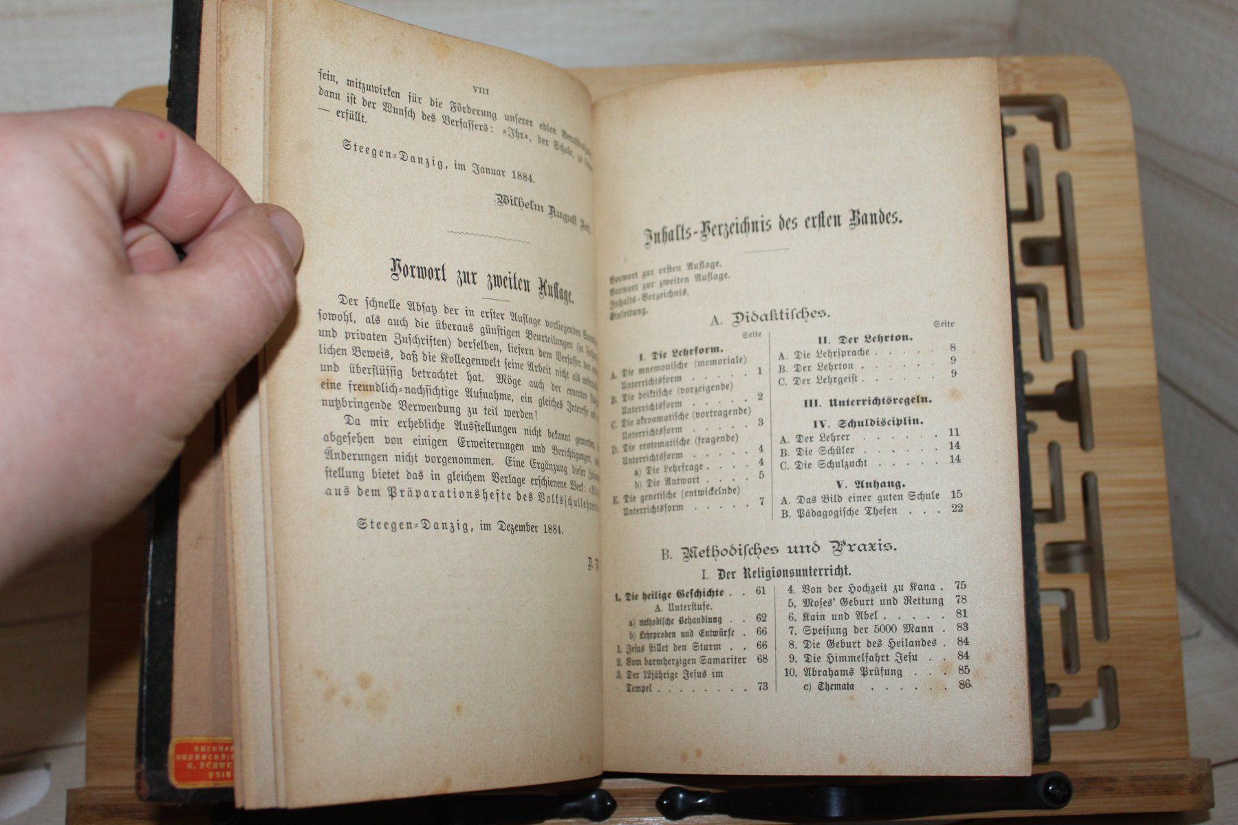 Livres: Die Lehrprobe in der Volksschule - W.Fett 1885 – D'occasion à Urdorf par Buchprofi 1