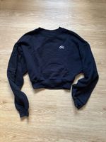 ALO YOGA ACCOLADE CROP SWEATSHIRT SCHWARZ GR. S