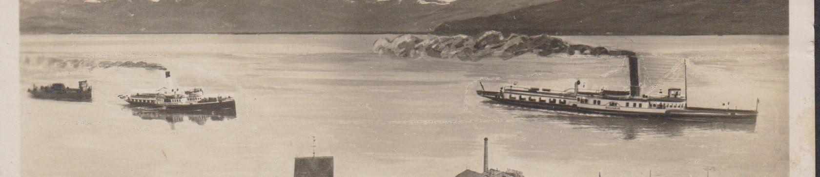 Cartoline postali: Romanshorn   -   alte Ansichtskarte mit Schiffe, gest. 1928 – Usato da Vitznau venduto da Ropaku 1