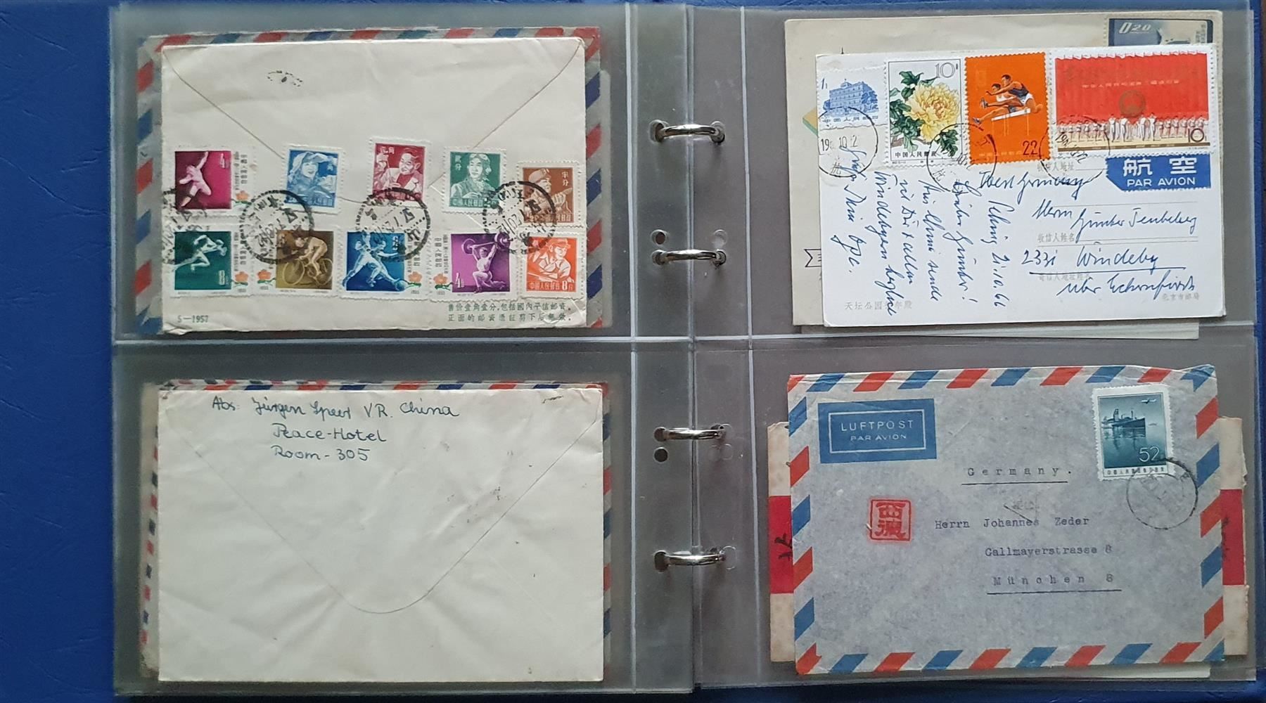 Alle Briefmarken: Lot Briefe und Belege China – Gebraucht aus Kreuzlingen von Rschweiz1 8