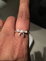 Thomas Sabo Silberring Schleife mit echtem Diamant. Neu!