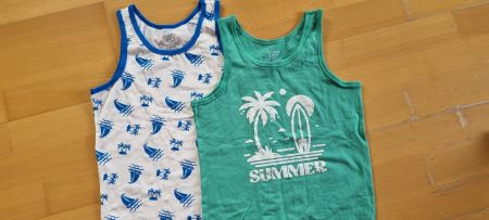 2er Pack Unterhemden Grösse 146/152 L&D Sommer