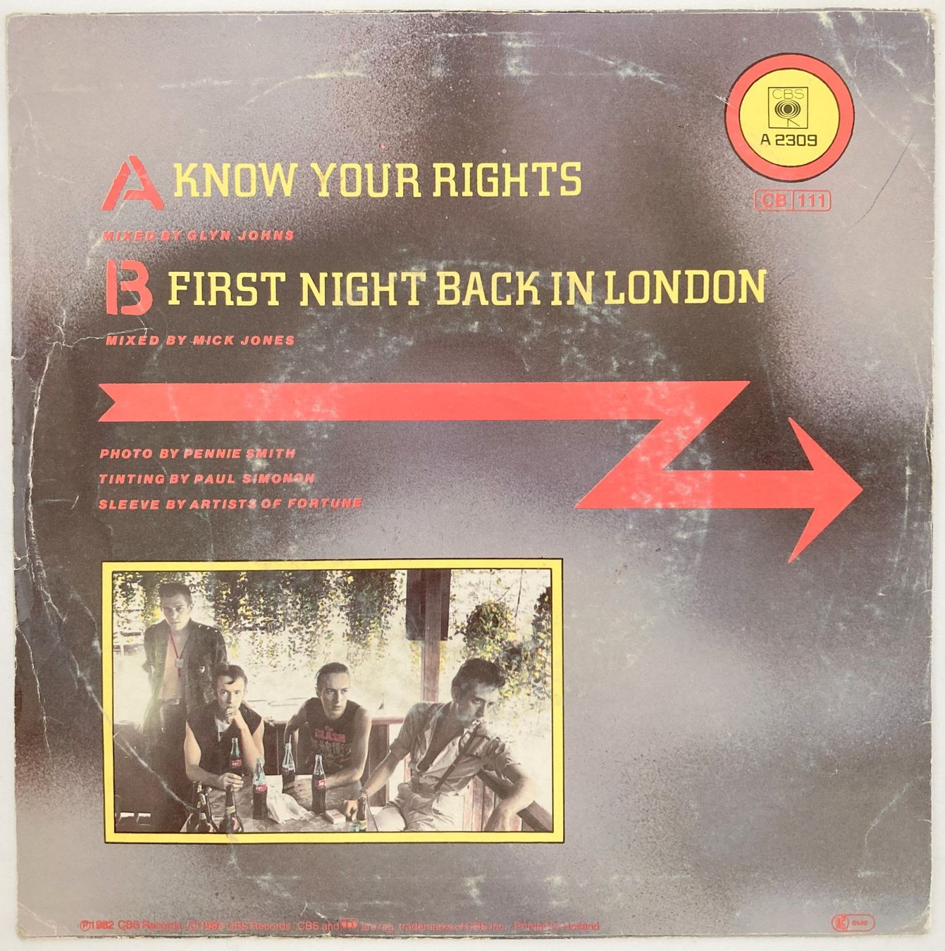 Dischi in vinile: THE CLASH - KNOW YOUR RIGHTS – Usato da Bottens venduto da hotter-than-hell 1