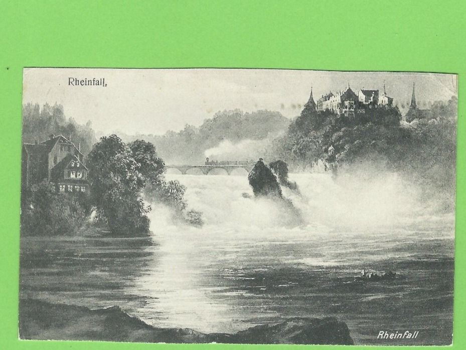 Ansichtskarten: Rheinfall – Gebraucht aus Zürich von t24_de