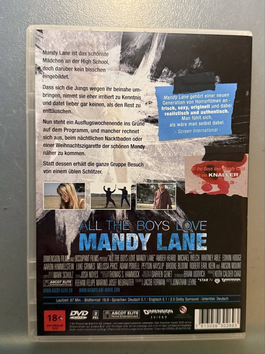 Tutti i DVDs: All the Boys love Mandy Lane – Usato da Oberried Brienz venduto da Chyara 3