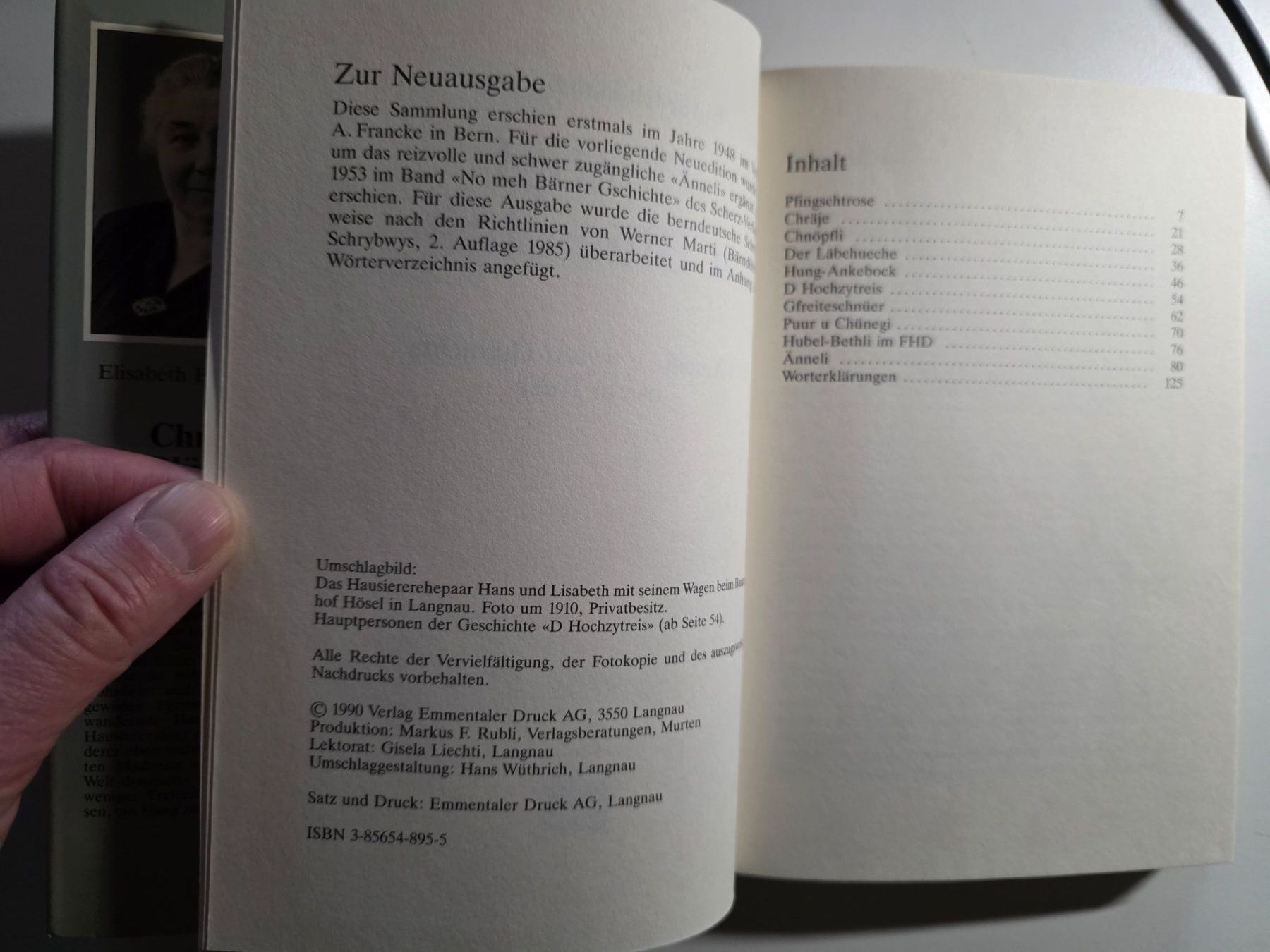 Libri: Chnöpf u Blüeschtli - Elisabeth Baumberger - Trueb 1990 – Usato da Walterswil BE venduto da Lonitti 2