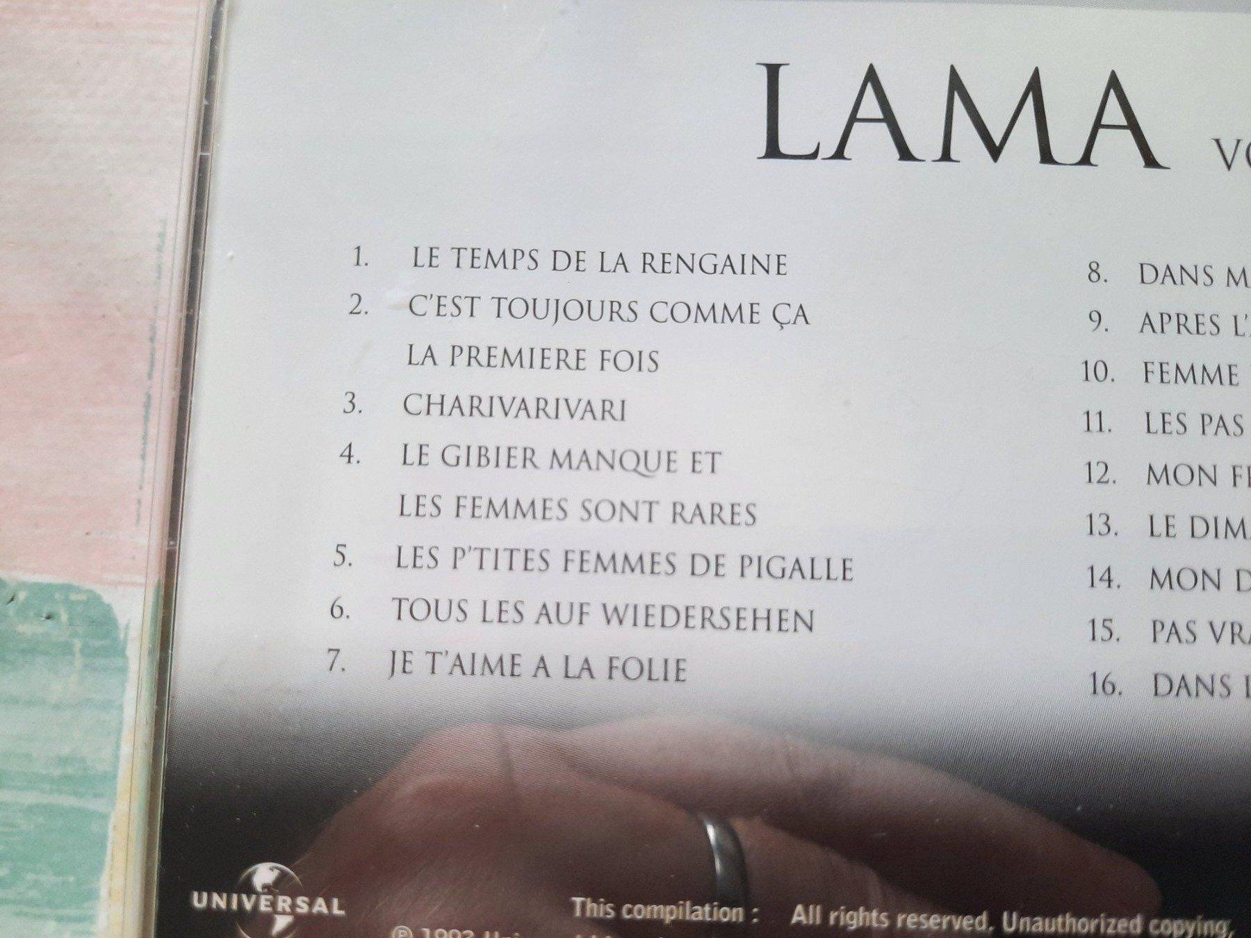 CDs: CD Serge Lama - Master Série volume 2 – D'occasion à Pully par bro_n52j 2