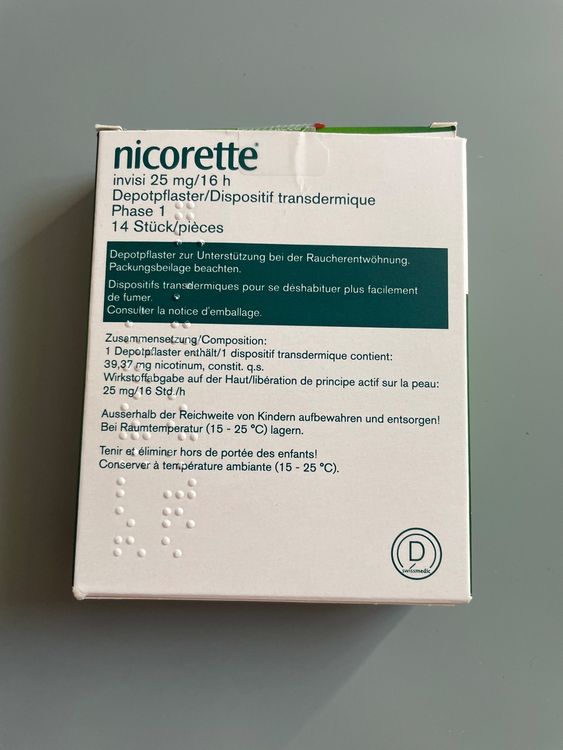 NICORETTE® Invisi dispositif transdermique
