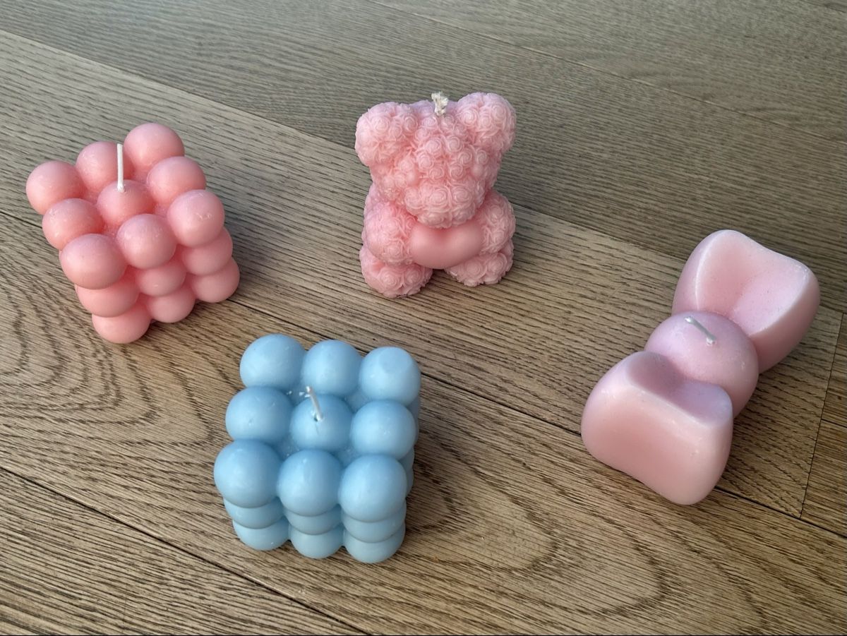 Candele: 4 süsse Kerzen – Nuovo (secondo la descrizione) da Büron venduto da anneetoli