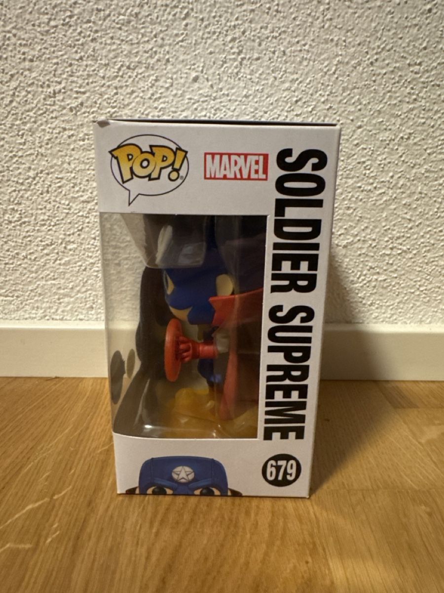 Funko Statuette: Funko Pop! Soldier Supreme 679 Special Edition – Nuovo e nell'imballaggio originale da Suhr venduto da Dominick 1
