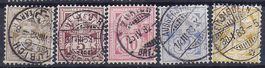 TYPE CHIFFRE No. 53 à 57