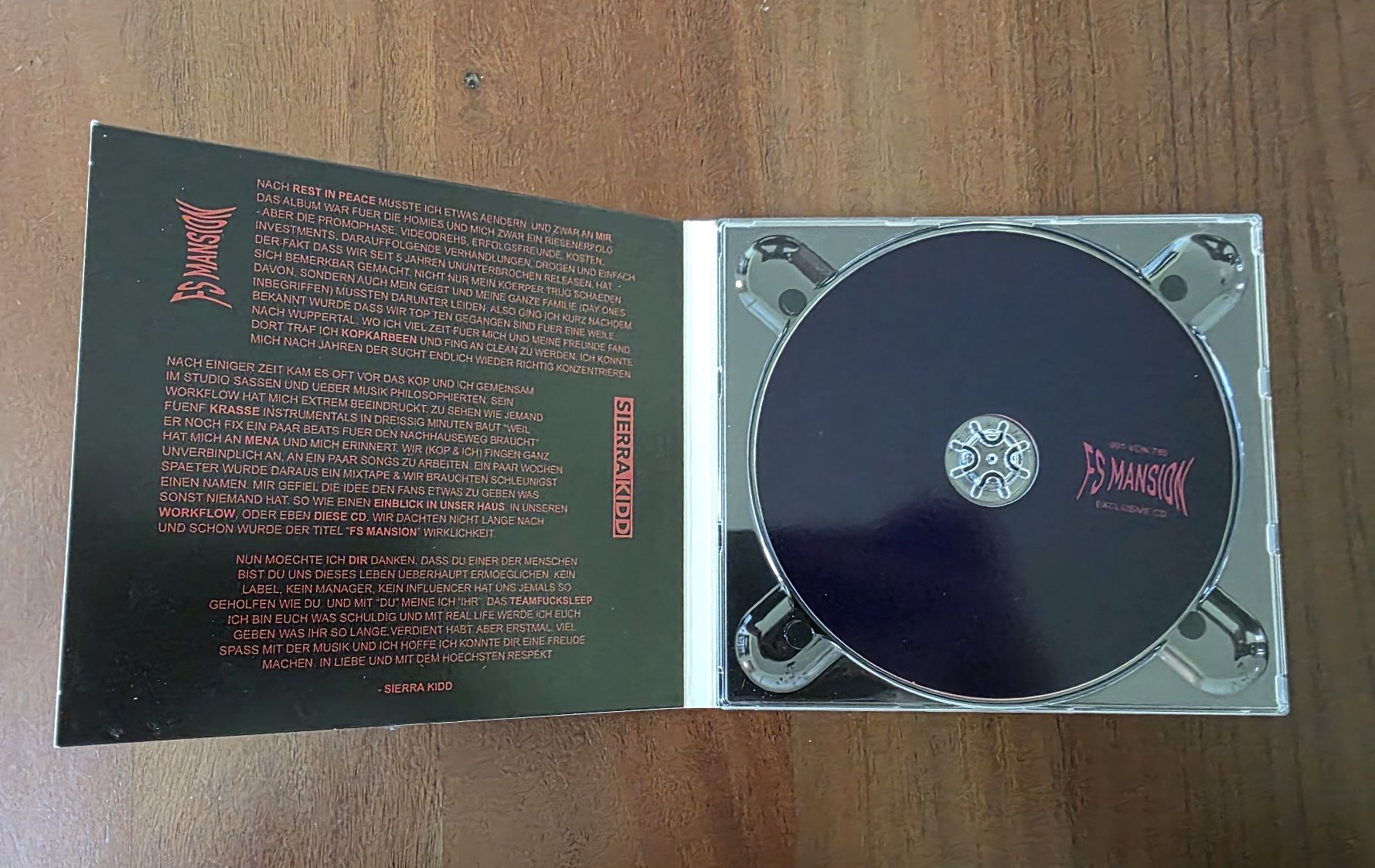 CD: CD FS Mansion Sierra Kidd – Usato da Basel venduto da abo_xbd2 2
