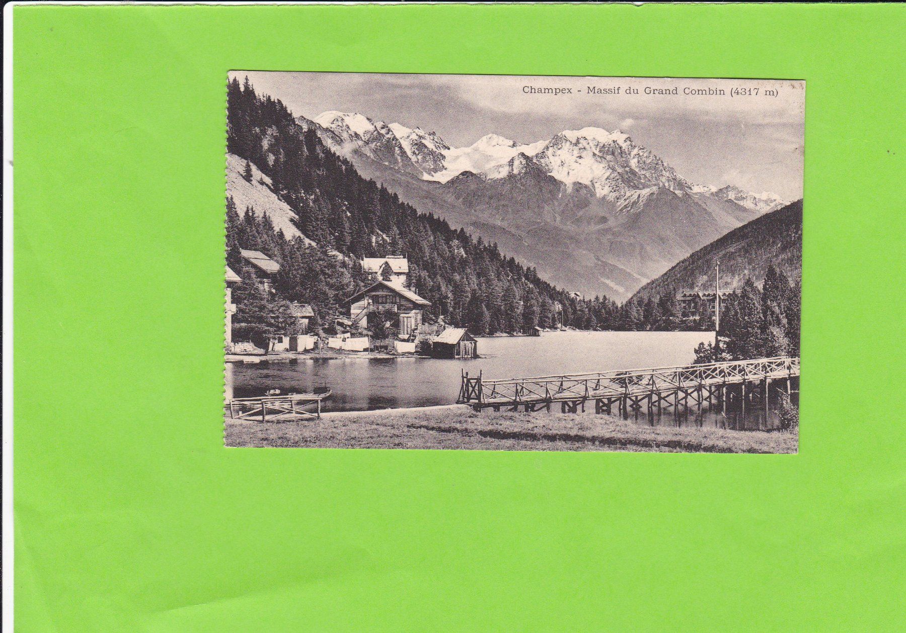 Cartoline postali: Champex-Massif du Grand Combin – Usato da St. Peterzell venduto da neckertal