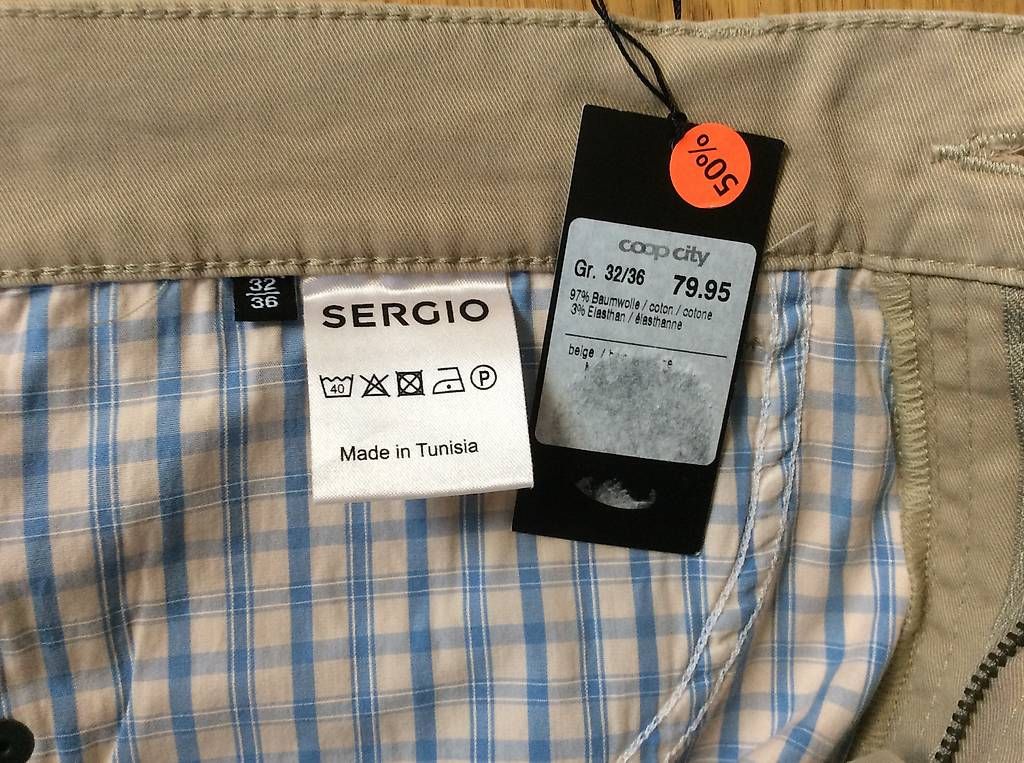 Hosen: Hosen von Sergio, Gr. 32/36, NEU – Gebraucht aus Iffwil von tan_l2nr 2