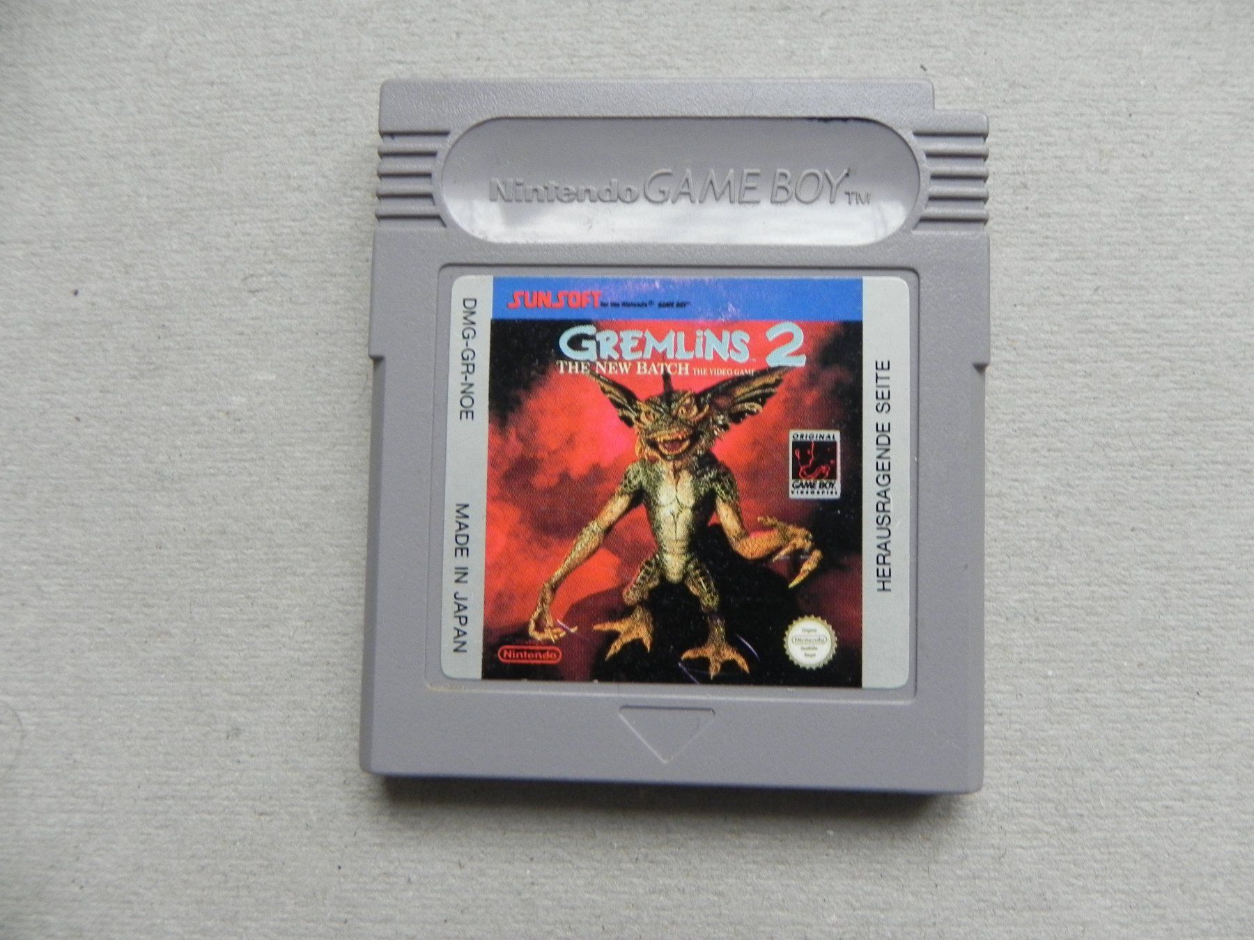 Nintendo Spiele: Nintendo Gameboy Game Boy Action Spiel Gremlins 2 – Gebraucht aus Siebnen von krimsie