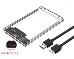 USB 3.0 SATA 2.5 Zoll externes Festplatten Harddisk Gehäuse