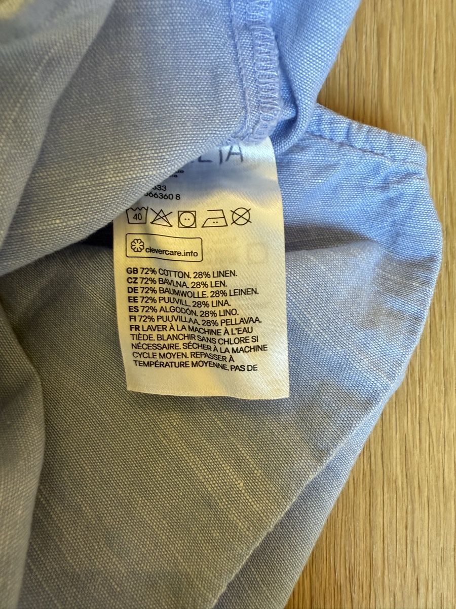 H&M Camicie, Top & T-shirt: Baby Top, Gr. 80, Leinen/Baumwolle – Usato da Planken venduto da tbswlch 3