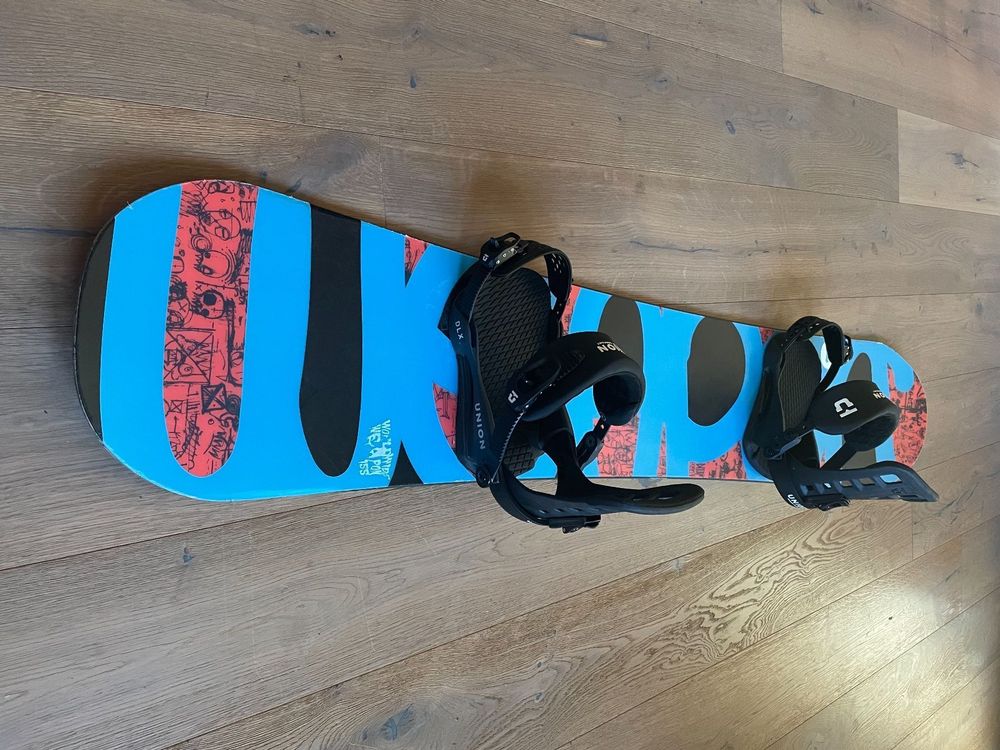 Snowboard der Marke k2 inkl. neuer UnionBindung Kaufen auf Ricardo