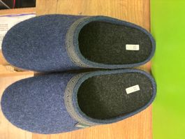 Stegmann Hausschuhe aus Filz dunkelblau / Gr. 39 NEU NEU NEU