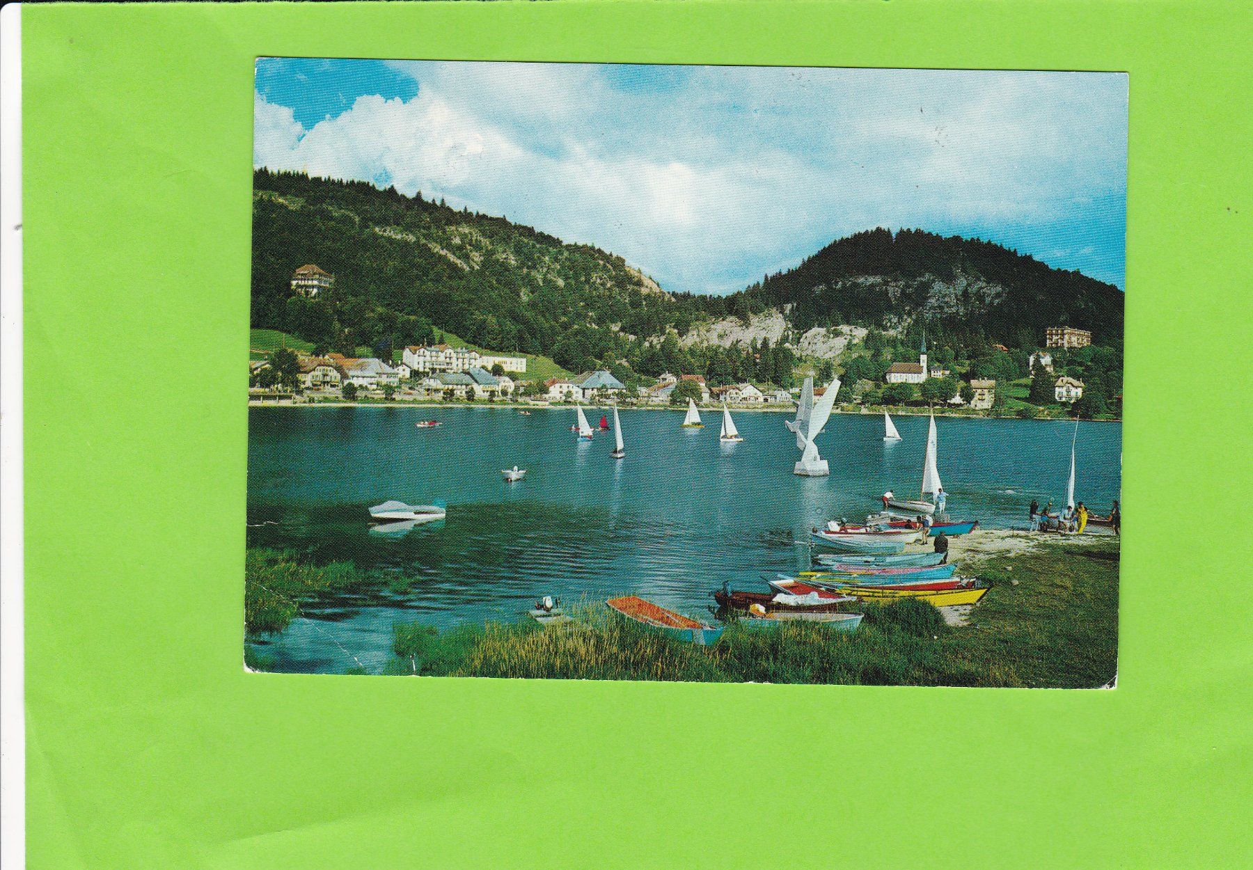 Cartoline postali: Le lac de Joux au Pont – Usato da St. Peterzell venduto da neckertal