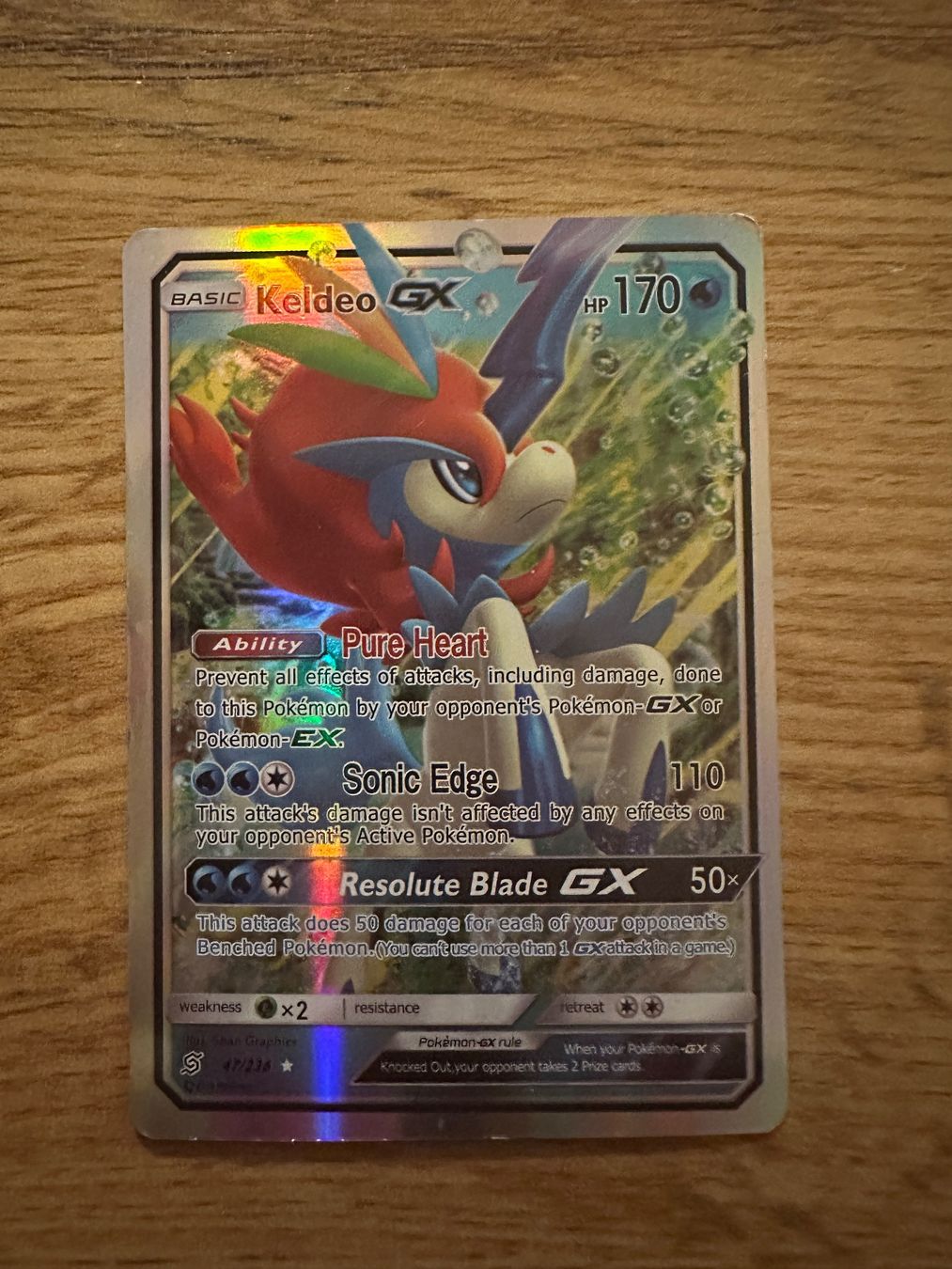 Karten: Keldeo GX 47/236 – Neu und originalverpackt aus Aesch BL von muhi9