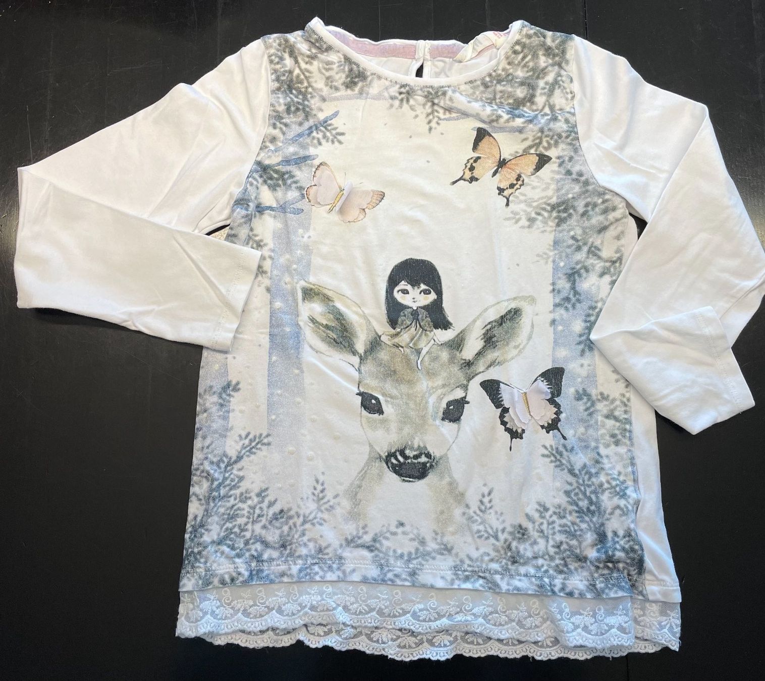 H&M Blusen, T-Shirts & Tops: Mädchen Shirt von H&M Gr. 122-128 – Neu (gemäss Beschreibung) aus Schaffhausen von London114