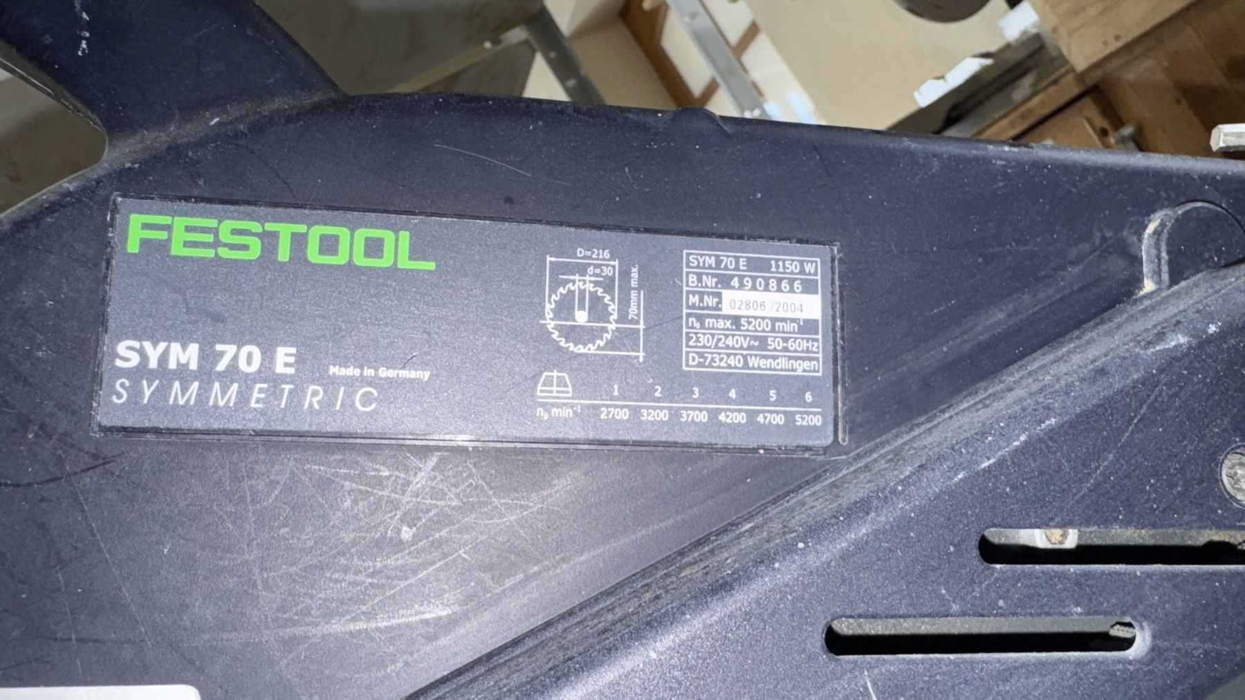 Festool Sägen: Festool Sockelfräse SYM 70 E – Gebraucht aus Beringen von Maka1990 3