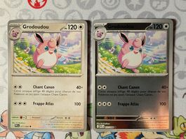 🇫🇷 Lot 2 cartes Grodoudou Flammes Fantasmagoriques (PFL)FR