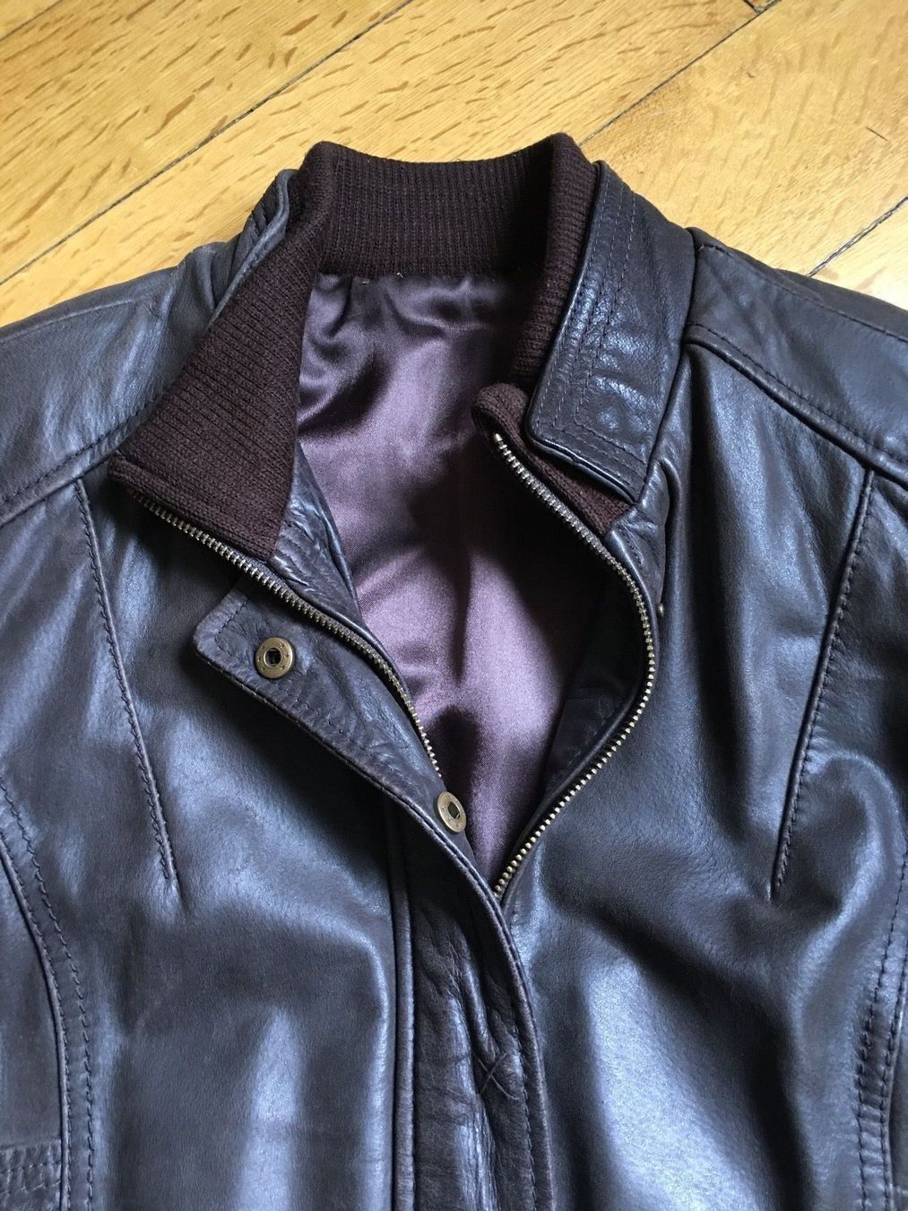 Promod Giacche: Lederjacke Damen Biker-Stil – Usato da Basel venduto da Gundeli-25 2