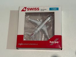 Herpa Swiss Bombardier CS100 1/500 neu