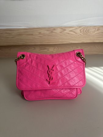 Saint Laurent Umhängetasche Pink