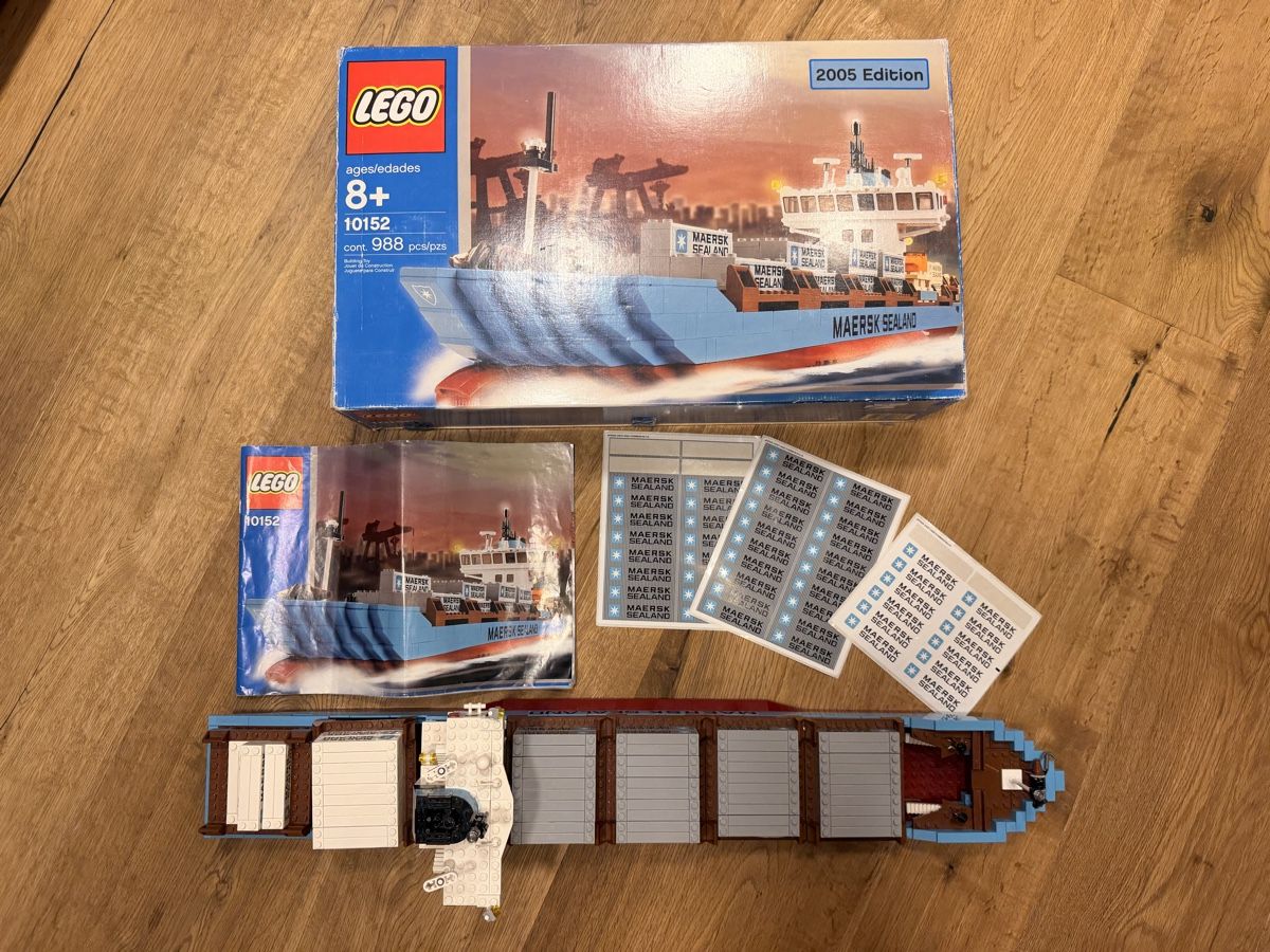 LEGO Set 10152 – Maersk Sealand Container Ship (Gebraucht) in 
