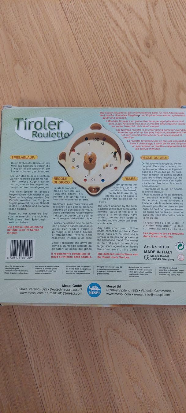 Giochi: Tiroler Roulette - spielend Kopfrechnen – Usato da Zürich venduto da Signum4 1