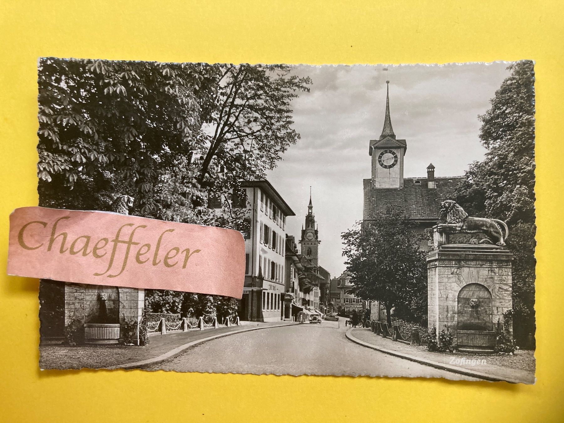 Ansichtskarten: Zofingen – Gebraucht aus Zürich von Chaeffeler