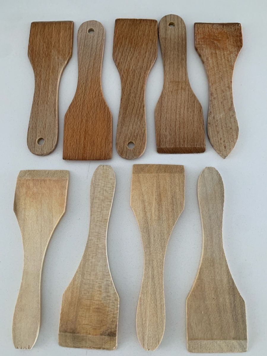 Küchengeräte: 9 Wooden Spatula Set for raclette – Gebraucht aus Immensee von vgitter 1