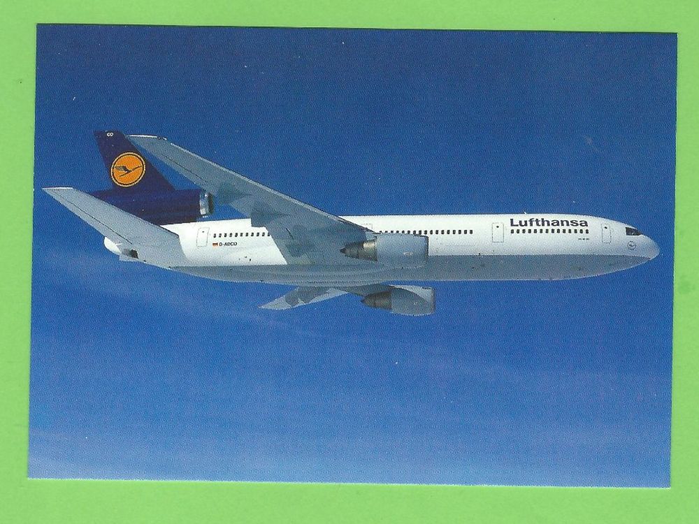 Cartoline postali: Lufthansa McDonnell Douglas DC10-30 – Usato da Zürich venduto da t24_de