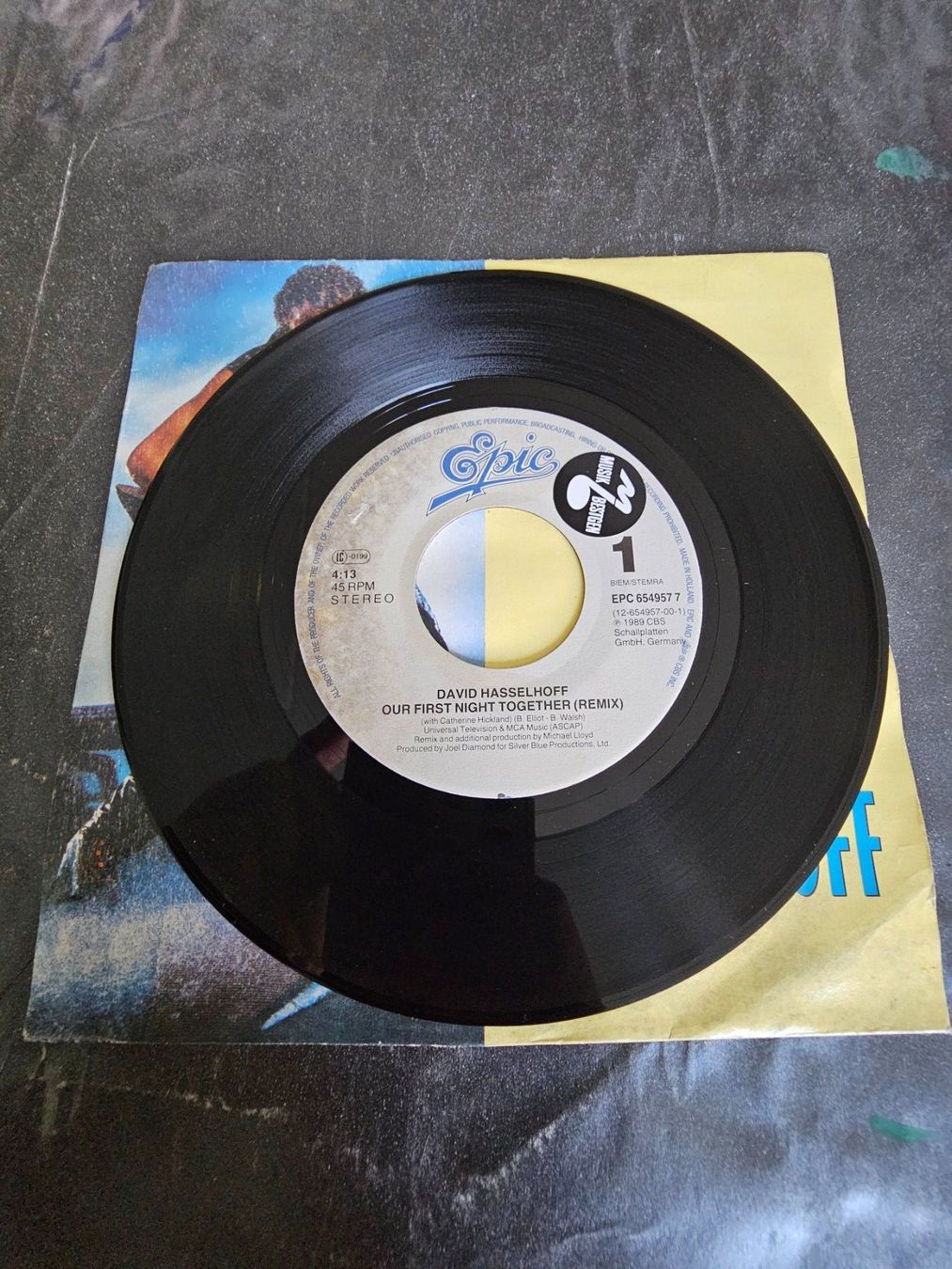 Dischi in vinile: Vinyl, 7" LP - David Hasselhoff – Our First Night Together – Usato da Biberist venduto da Foolio0 2