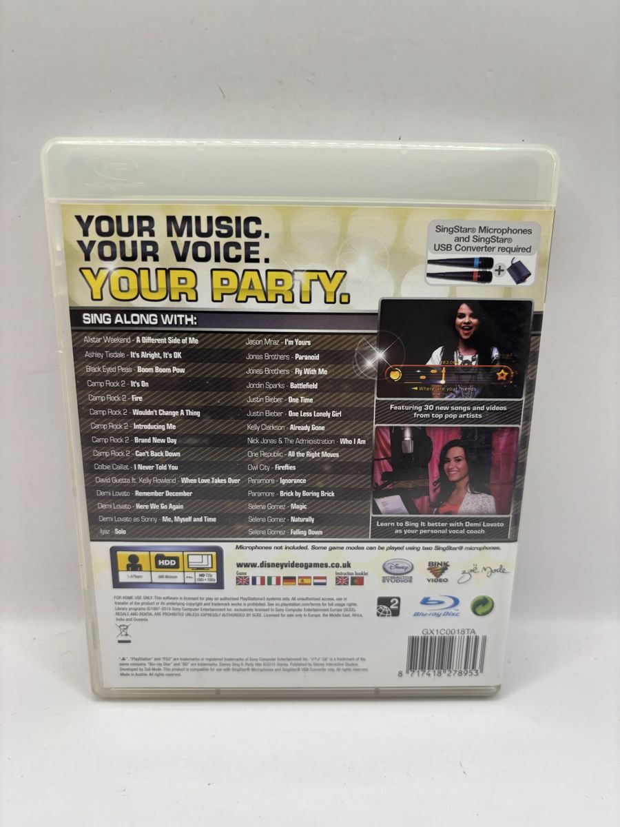 Giochi: Disney Sing It Party Hits PS3 – Usato da Genève venduto da sho_67qj 1