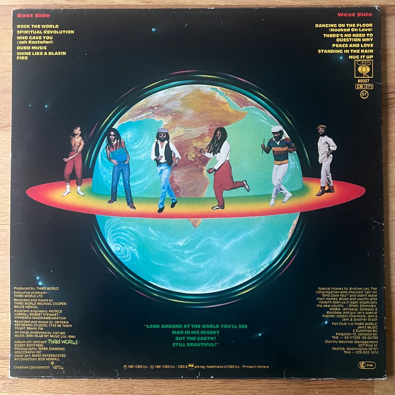 Schallplatten: Third World - Rock The World / 1. NL-Press. 1981 – Gebraucht aus Gais von soundcave57 1