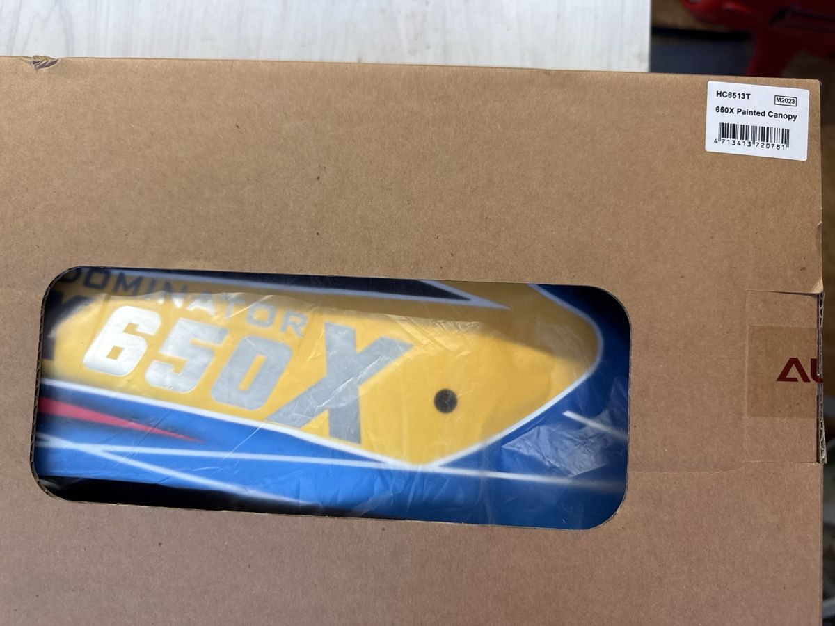 Align Modellismo RC: Align Dominator 650X Painted Canopy neu und OVP!  – Nuovo e nell'imballaggio originale da Utzenstorf venduto da VG_0ptimus 1