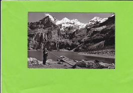 Alphornbläser am Oeschinensee
