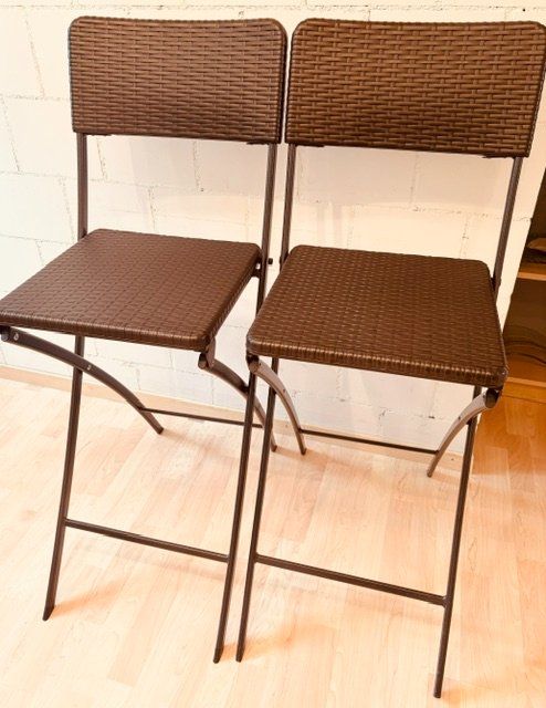Vidaxl Chaises: 2 Barstühle klappbar – D'occasion à Züberwangen par zubroli