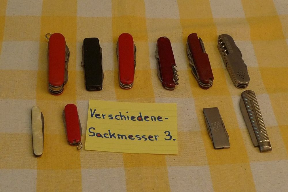 Coltelli tascabile: Verschiedene-Sackmesser 3. – Usato da Bern venduto da bn1640