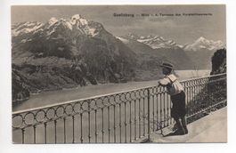 SEELISBERG Blick v. d. Terrasse des Kuretablissements
