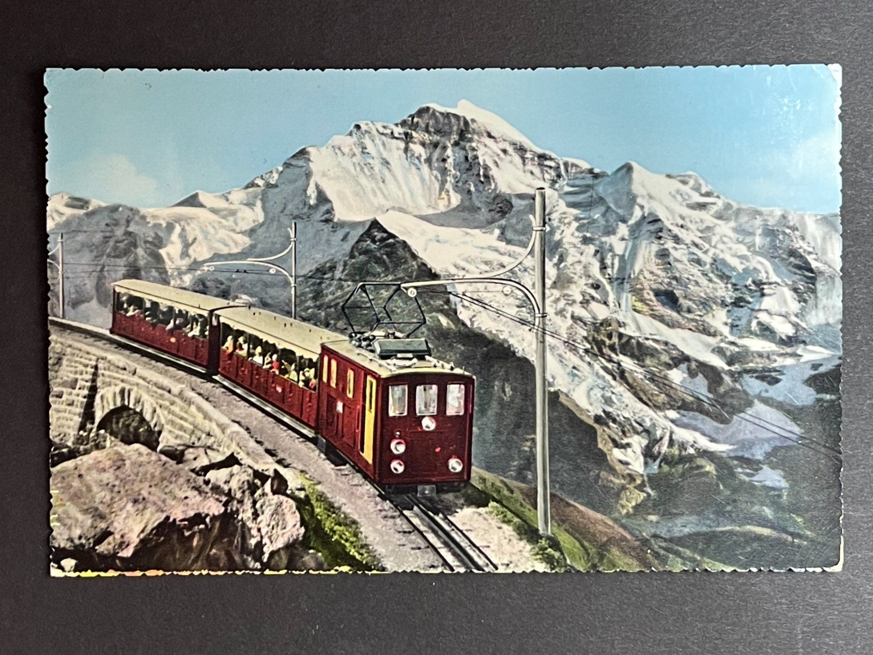 Ansichtskarten: Schynige Platte - Bahnhof Jungfrau – Gebraucht aus Steg VS von _vinci_