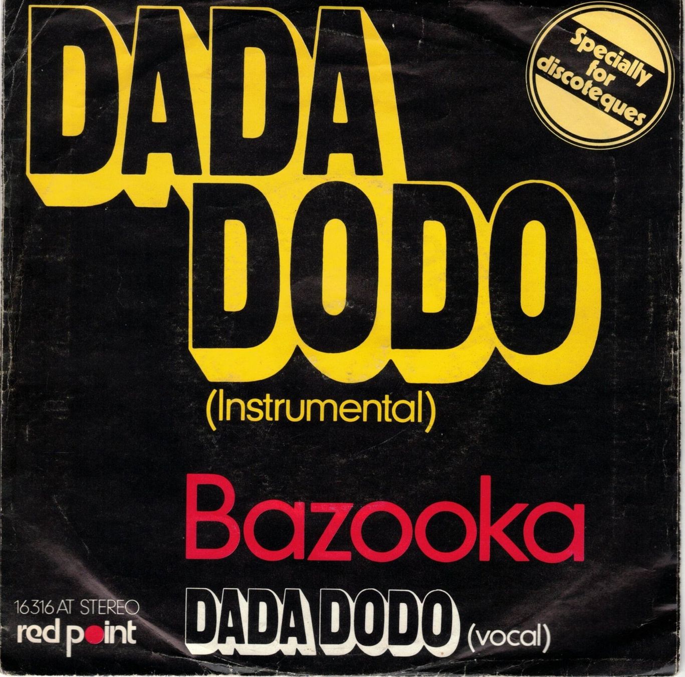 Schallplatten: Bazooka  --  Dada Dodo  Single7 – Gebraucht aus Rheinau von thespecials